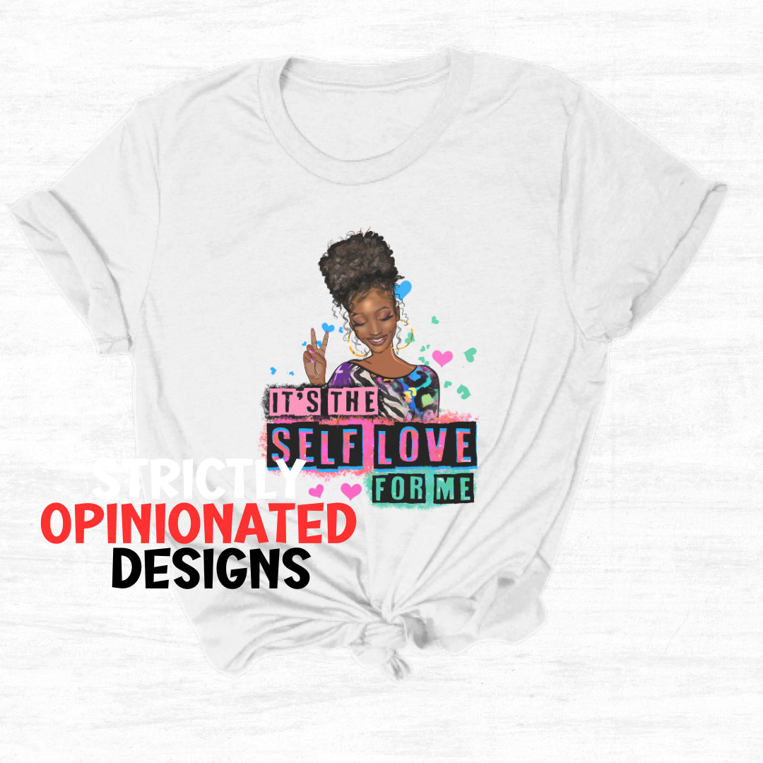 Self Love Clear Matte Screen Print