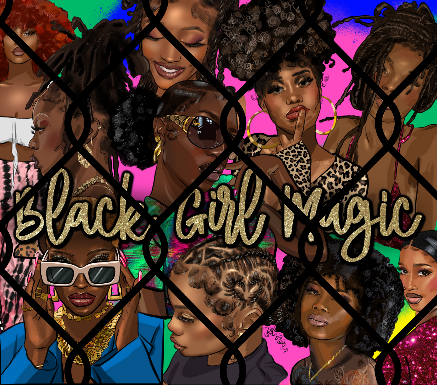 Black Girl Magic Sublimation print only