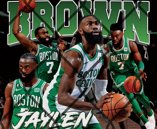 Boston Celtics Brown 20 oz tumbler  sublimation Transfer