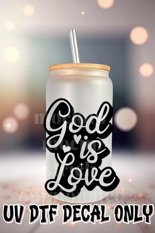 God is Love UVDTF DECAL (SOD 92)