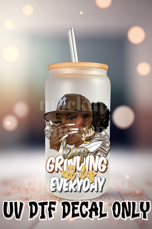 Grinding all day everyday decal only sod 304
