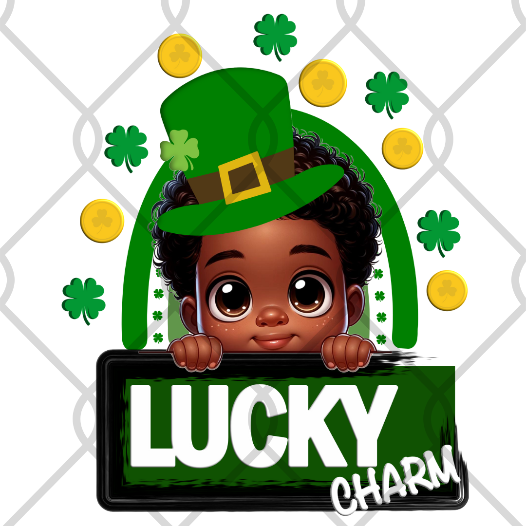 AFRO AMERICAN BOY LUCKY CHARM DIGITAL ONLY