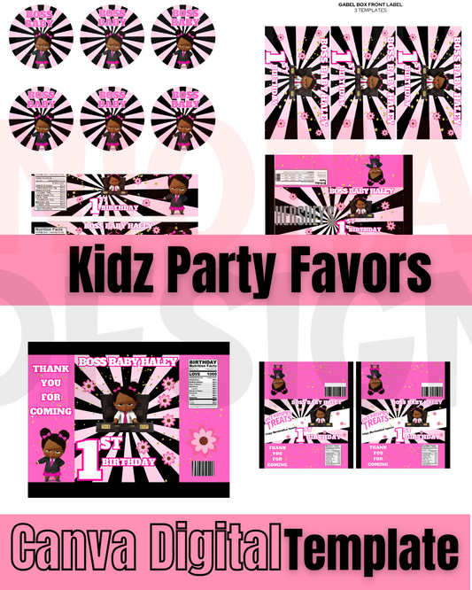 Boss Baby Party Favor Template
