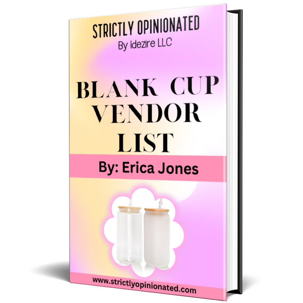The Blank Cup Vendor List